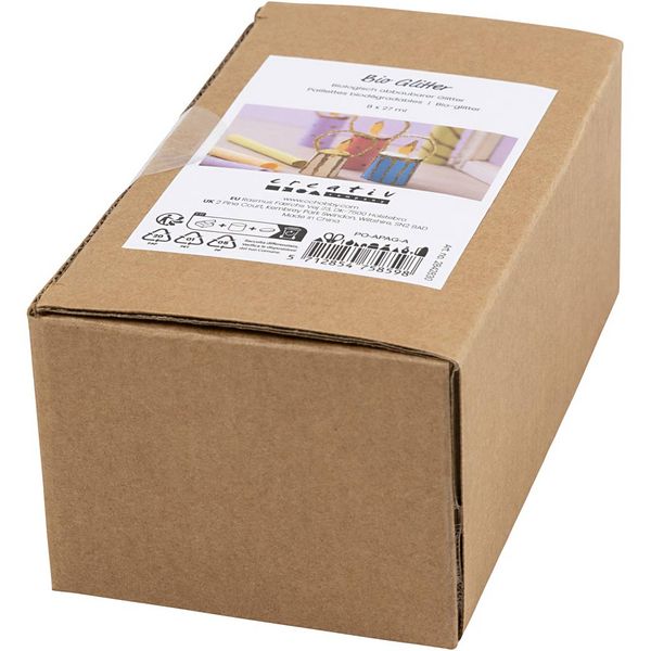 Produktbild: Creativ Company Bio Sparkles, sortierte Farben, 8x27 ml