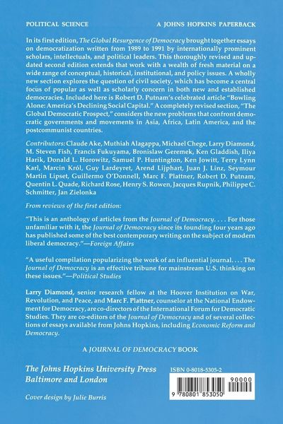Produktbild: The Global Resurgence of Democracy