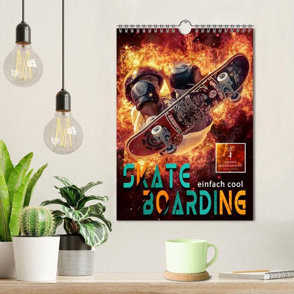 Produktbild: Skateboarding - einfach cool (Wandkalender 2026 DIN A4 hoch), CALVENDO Monatskalender