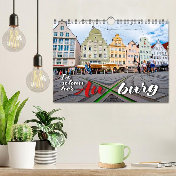 Produktbild: Da schau her &ndash; Auxburg (Wandkalender 2026 DIN A4 quer), CALVENDO Monatskalender