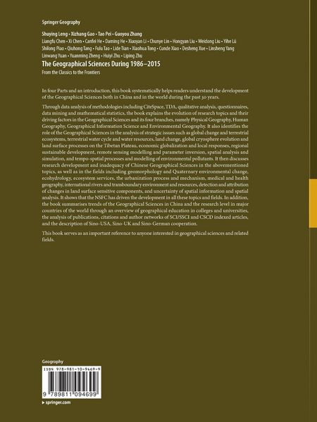 Produktbild: The Geographical Sciences During 1986&mdash;2015