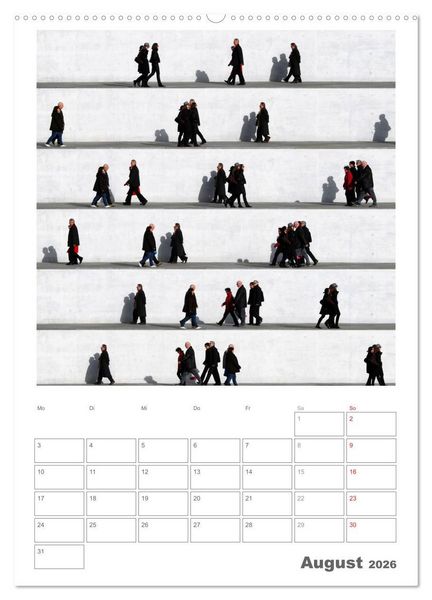 Produktbild: Wall People - Bilderserie von Eka Sharashidze (Wandkalender 2026 DIN A2 hoch), CALVENDO Monatskalender