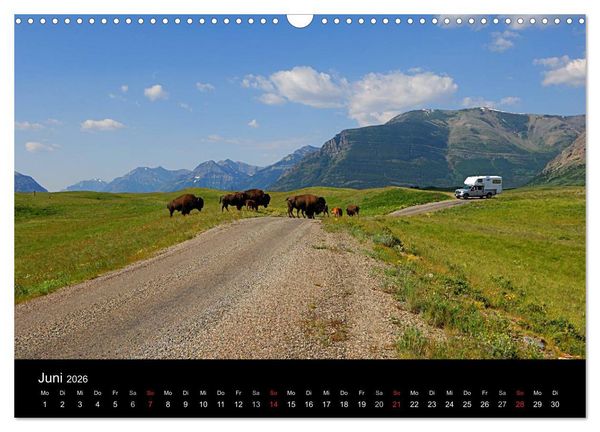 Produktbild: KANADA - Mit Campmobil quer durch (Wandkalender 2026 DIN A3 quer), CALVENDO Monatskalender