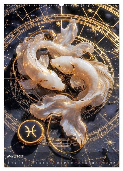 Produktbild: Zodiac Cosmos (hochwertiger Premium Wandkalender 2027 DIN A2 hoch), Kunstdruck in Hochglanz