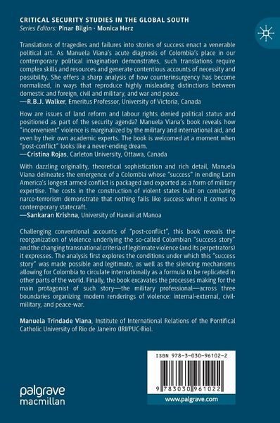 Produktbild: Post-conflict Colombia and the Global Circulation of Military Expertise
