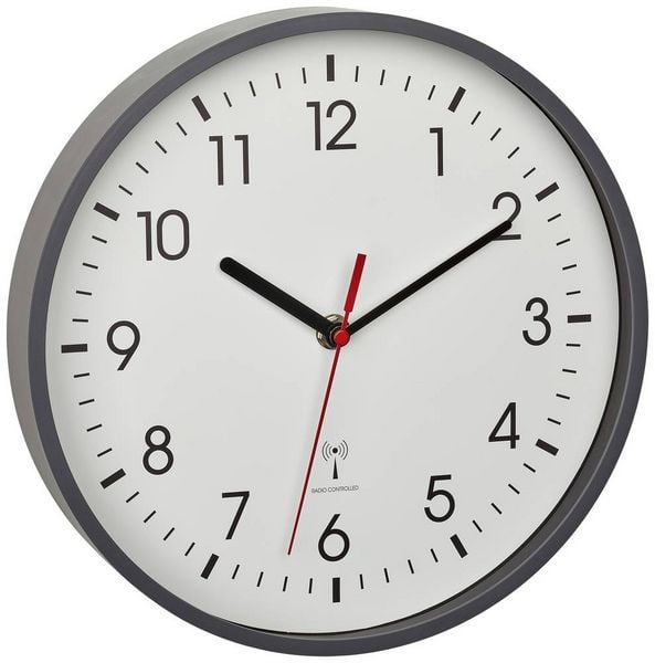 Produktbild: TFA Analoge Funk-Wanduhr