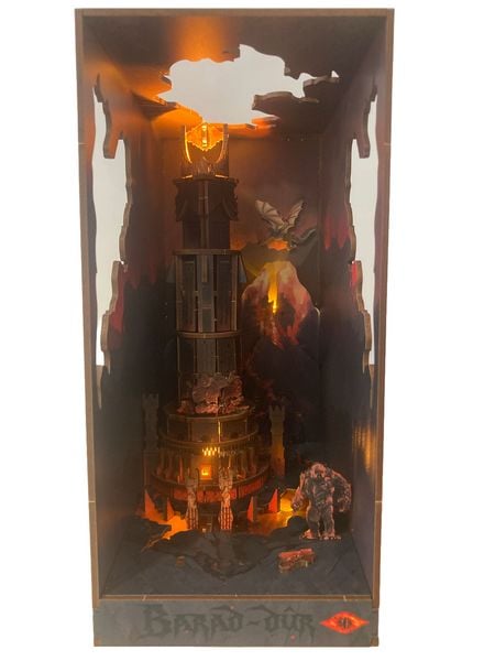 Produktbild: Book Nook DIY B&uuml;cherecke Herr der Ringe Barad-d&ucirc;r