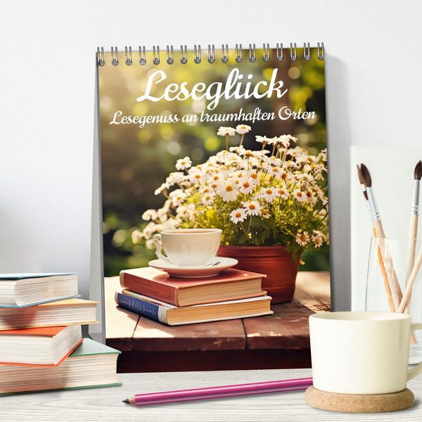 Produktbild: Lesegl&uuml;ck (Tischkalender 2026 DIN A5 hoch), CALVENDO Monatskalender