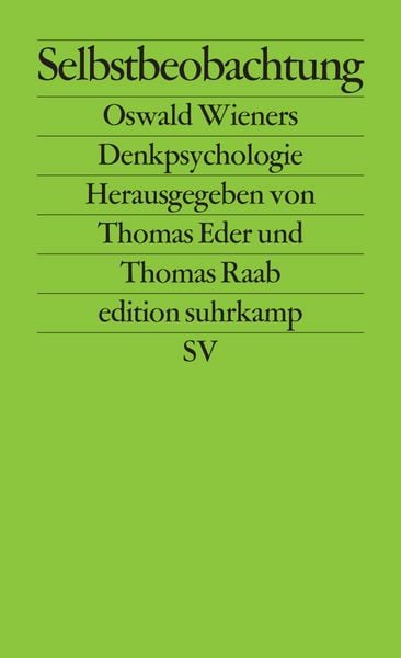 Produktbild: Selbstbeobachtung