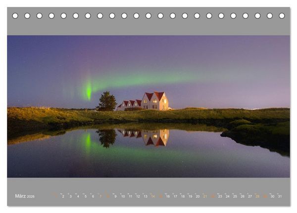 Produktbild: Island - Traumland am Rande der Arktis (Tischkalender 2026 DIN A5 quer), CALVENDO Monatskalender