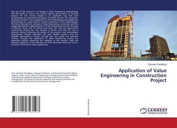 Produktbild: Application of Value Engineering in Construction Project