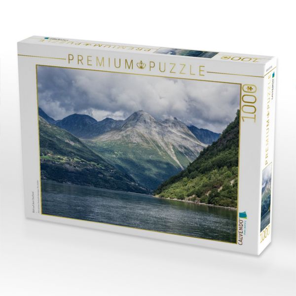 Produktbild: CALVENDO Puzzle Blick auf dem Storfjord | 1000 Teile Lege-Gr&ouml;&szlig;e 64x48cm Foto-Puzzle f&uuml;r gl&uuml;ckliche Stunden
