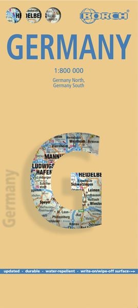 Produktbild: Germany, Deutschland, Borch Map