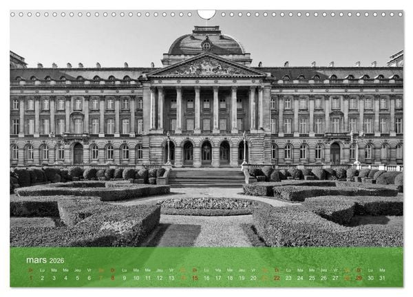 Produktbild: Bruxelles en confinement (Calendrier mural 2026 DIN A3 vertical), CALVENDO calendrier mensuel