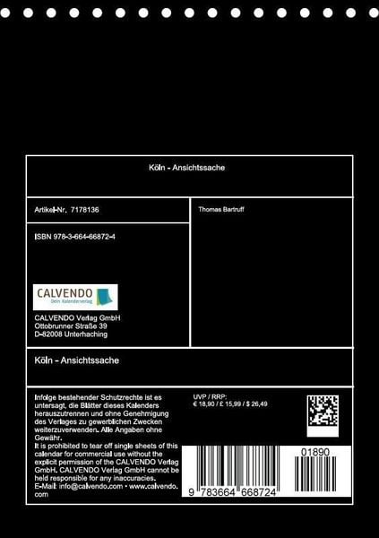 Produktbild: K&ouml;ln - Ansichtssache (Tischkalender immerw&auml;hrend DIN A5 hoch)