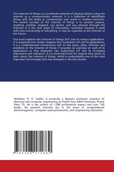 Produktbild: Internet Of Things and Its Applications