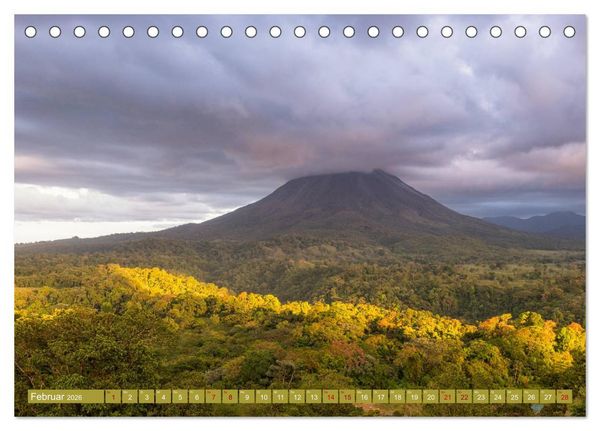 Produktbild: Farbenfrohes Costa Rica (Tischkalender 2026 DIN A5 quer), CALVENDO Monatskalender