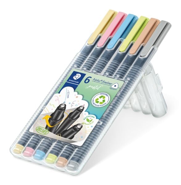 Produktbild: STAEDTLER triplus fineliner 334 Fineliner, 6er Set, 334 SB6 PA