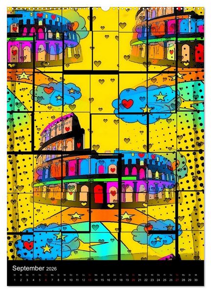 Produktbild: Pop ist auch eine ART von Nico Bielow (Wandkalender 2026 DIN A2 hoch), CALVENDO Monatskalender