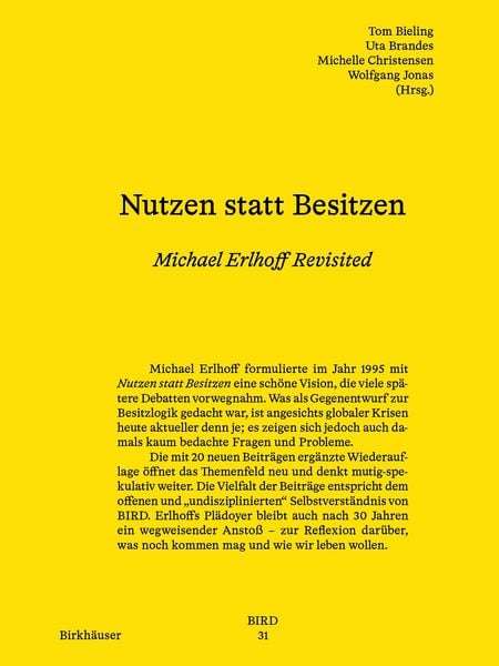Produktbild: Nutzen statt Besitzen