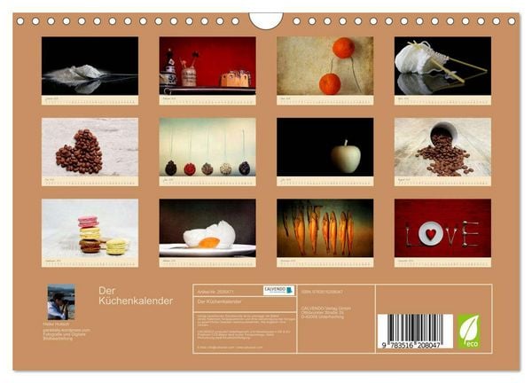 Produktbild: Der K&uuml;chenkalender (Wandkalender 2026 DIN A4 quer), CALVENDO Monatskalender