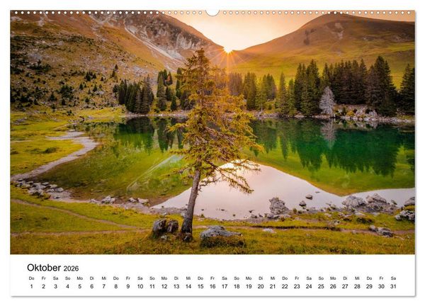 Produktbild: Wunderwelt Schweiz (hochwertiger Premium Wandkalender 2026 DIN A2 quer), Kunstdruck in Hochglanz