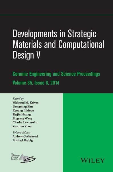 Produktbild: Developments in Strategic Materials and Computational Design V