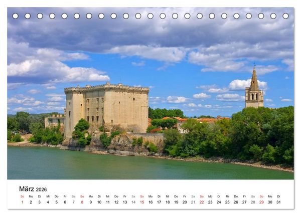 Produktbild: Provence - Zwischen Meer und Alpen (Tischkalender 2026 DIN A5 quer), CALVENDO Monatskalender