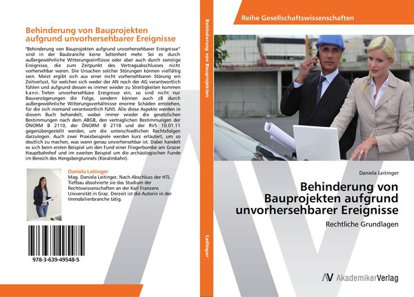 Produktbild: Behinderung von Bauprojekten aufgrund unvorhersehbarer Ereignisse