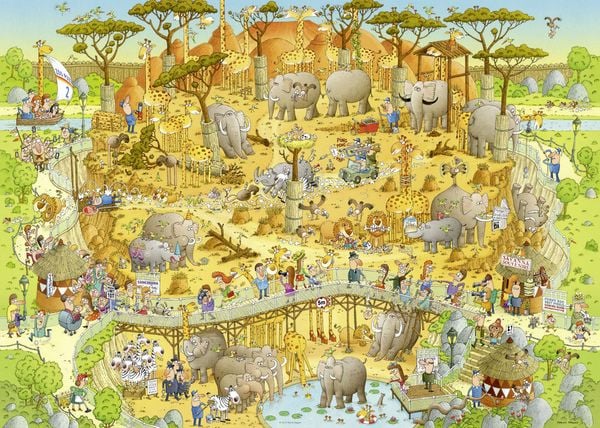 Produktbild: African Habitat Puzzle