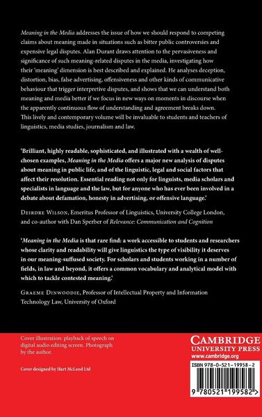 Produktbild: Meaning in the Media