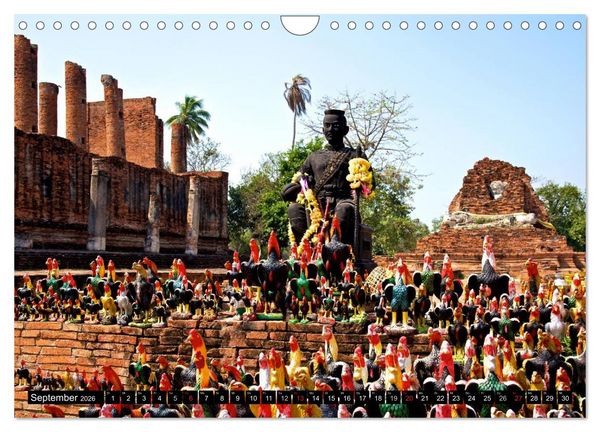 Produktbild: Ayutthaya - Thailands alte Hauptstadt (Wandkalender 2026 DIN A4 quer), CALVENDO Monatskalender