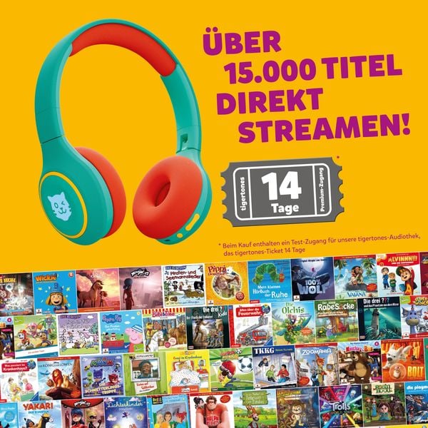 Produktbild: Tiger Media - Tigerbuddies Kinderkopfh&ouml;rer - Funky Green