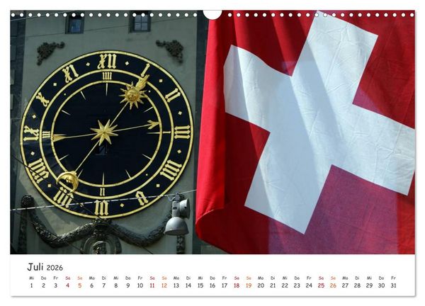Produktbild: Bern... / Sehen und Erleben / Fotografischer Stadtrundgang (Wandkalender 2026 DIN A3 quer), CALVENDO Monatskalender