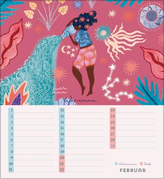 Produktbild: Geburtstagskalender Sternzeichen
