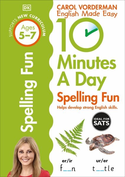 Produktbild: 10 Minutes A Day Spelling Fun, Ages 5-7 (Key Stage 1)