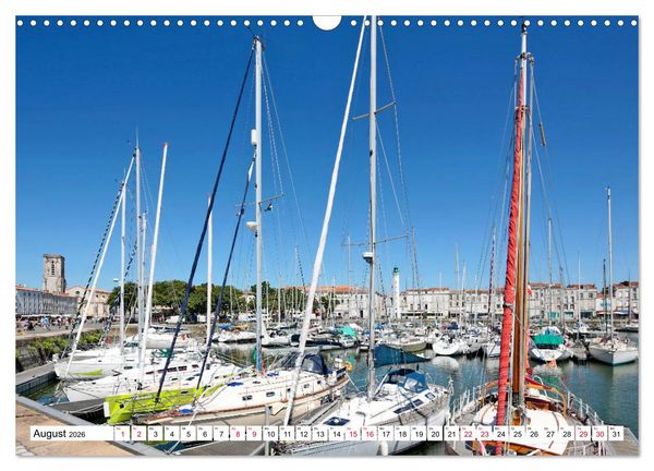 Produktbild: Ein Sommer in La Rochelle vom Frankfurter Taxifahrer Petrus Bodenstaff (Wandkalender 2026 DIN A3 quer), CALVENDO Monatskalender