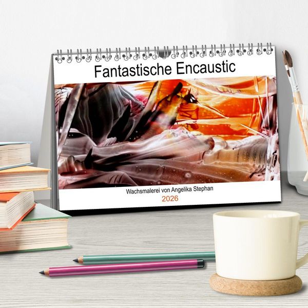 Produktbild: Kalender / Fantastische Encaustic (Tischkalender 2026 DIN A5 quer), CALVENDO Monatskalender