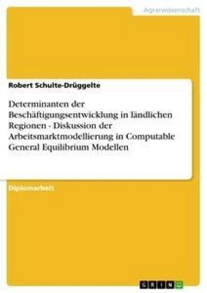 Determinanten der Beschäftigungsentwicklung in ländlichen Regionen - Diskussion der Arbeitsmarktmodellierung in Computable General Equilibrium