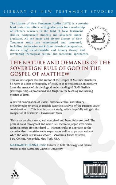 Produktbild: The Nature and Demands of the Sovereign Rule of God in the Gospel of Matthew