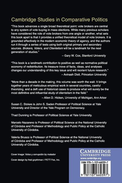 Produktbild: Brokers, Voters, and Clientelism