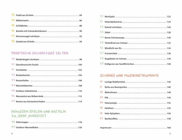 Produktbild: Das Outdoor-Bastelbuch
