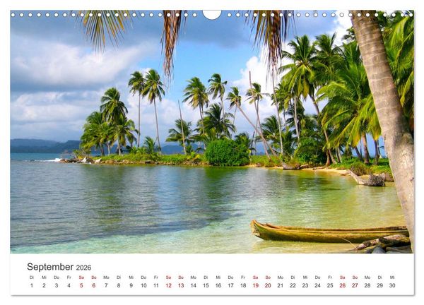 Produktbild: Panama - Traumhafte Str&auml;nde und St&auml;dte. (Wandkalender 2026 DIN A3 quer), CALVENDO Monatskalender