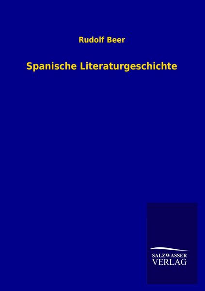 Produktbild: Spanische Literaturgeschichte