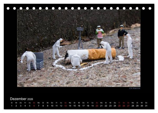 Produktbild: Polizeieins&auml;tze, in der gro&szlig;en Welt (Tischkalender 2026 DIN A5 quer), CALVENDO Monatskalender