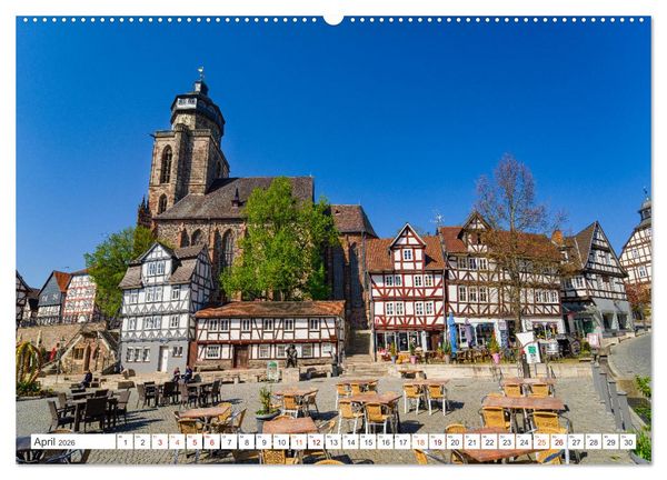 Produktbild: Hessen Impressionen (Wandkalender 2026 DIN A2 quer), CALVENDO Monatskalender
