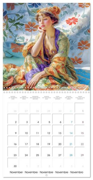 Produktbild: Stylish Women Art Nouveau Era (Wall Calendar 2026 12 &times; 12 Inch) CALVENDO 12 Month Wall Calendar