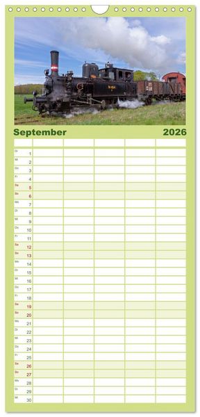 Produktbild: Familienplaner 2026 - Die Schlei - Segelrevier und Naturpark mit 5 Spalten (Wandkalender, 21 x 45 cm) CALVENDO