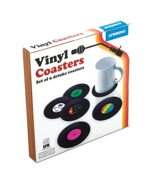 Produktbild: Schallplatten Glasuntersetzer