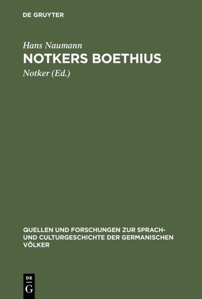 Produktbild: Notkers Boethius
